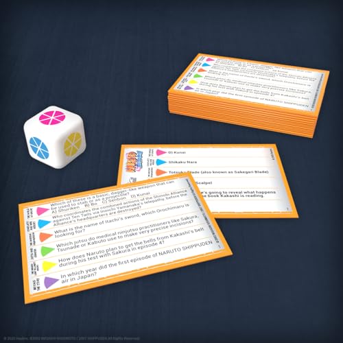 Trivial Pursuit: Naruto, Quick Play Edition Game, Test Your Knowledge with 600 Questions in 6 Categories Including The World of Ninjas, Akatsuki Organization and More, Officially Licensed Merchandise