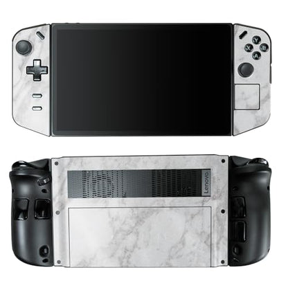 Glossy Glitter Gaming Skin Compatible with Lenovo Legion Go - Frost Marble - Premium 3M Vinyl Protective Wrap Decal Cover - Easy to Apply | Crafted in The USA by MightySkins - color: Frost Marble, style: Glossy Glitter Finish
