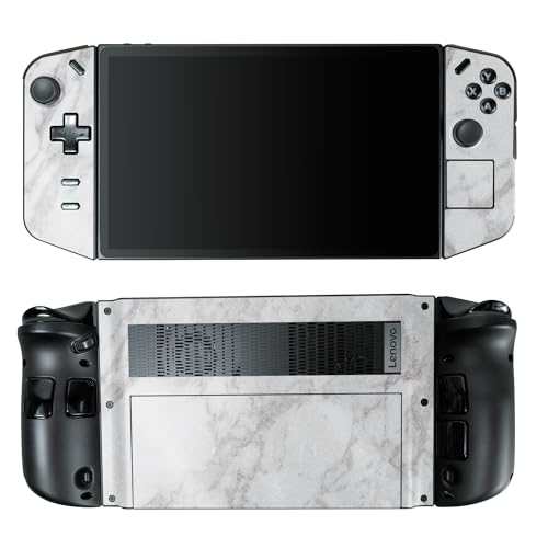 Glossy Glitter Gaming Skin Compatible with Lenovo Legion Go - Frost Marble - Premium 3M Vinyl Protective Wrap Decal Cover - Easy to Apply | Crafted in The USA by MightySkins - color: Frost Marble, style: Glossy Glitter Finish