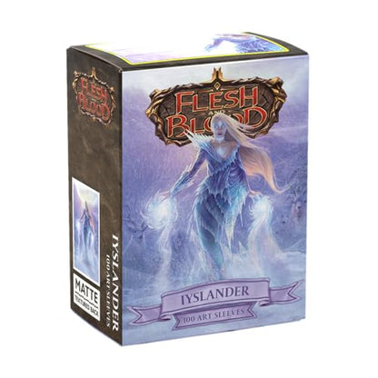 Dragon Shield | Flesh & Blood Art Sleeves | 100 CT - Smooth & Tough Premium TCG Sleeves | Compatible with Pokemon, One Piece & Magic the Gathering | Lyslander, Elemental Wizard - color: Lyslander, Elemental Wizard