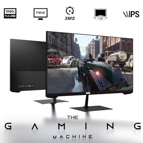 TechMagnet HP G3 Desktop RGB Computer PC Intel i7-6th Gen, 16GB DDR4 Ram 512GB SSD, Dual 27 Inch Monitor, GT 1030, RGB Speaker, Gaming Keyboard Mouse, 2X ARGB Fan WiFi, Windows 11 Pro (Renewed) | Desktop Computer, GT 1030 Graphics, Dual 27 Inch Monitor, R