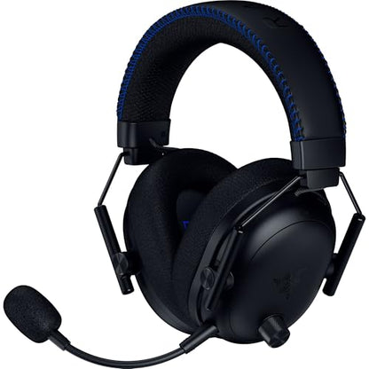 Razer BlackShark V3 Pro Wireless ANC PlayStation Gaming Headset, Black | Full Band Mic, 50mm Drivers, 2.4 GHz, Bluetooth, 3.5mm, Works with PC, Mac, Nintendo Switch, Smartphone, 70 Hr Battery - color: Black, style: PS5