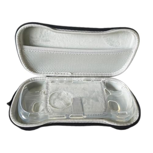 Hesupy Carrying Case for Ayaneo KonKR Pocket Fit Game Console, Shockproof Storage Bag Portable Travel Organizer with Mesh Pocket EVA Hard Shell Handheld Protective Cover Handbag