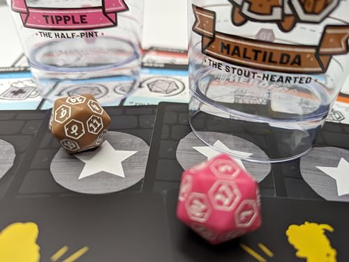 Rollacrit Party Pack Expansion | Adds 2 players to the RPG dungeon exploration party game, includes DND dice