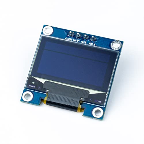 Hosyond 5 Pcs 0.96 Inch OLED I2C IIC Display Module 12864 128x64 Pixel SSD1306 Mini Self-Luminous OLED Screen Board Compatible with Arduino Raspberry Pi(Blue and Yellow) - color: Blue and Yellow