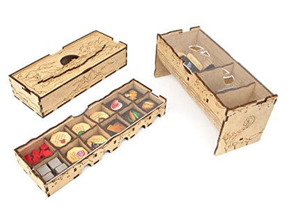 TowerRex Organizer for Sleeping Gods and Tides of Ruin Expansion, Storage Insert for Board Game, Accessories Upgrade