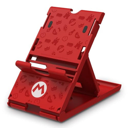 HORI Compact PlayStand - Mario Edition, Officially Licensed by Nintendo - Nintendo Switch, Adjustable - style: Mario