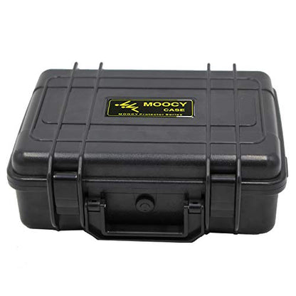 10" Small Hard Case with Customizable Foam Insert, 10.8x8.6x3.7 - Watertight Airtight Crush-Resistant Case for Pistol, Camera, Microphone & Electronics - size: Inner 9.8‘’ x 7.3'' x 3.3"
