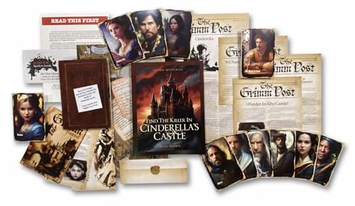 GRIMM MYSTERIES: Find The Killer in Cinderella's Castle | Murder Mystery Game | If You're a Detective at Heart who Loves Solving Murder Mysteries, and Unsolved Cold Cases, This Game is for You.