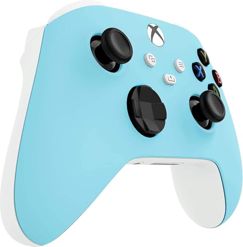 Custom Controllerzz Wireless Controller for Microsoft Xbox Series X/S & Xbox One - Custom Soft Touch Feel - Custom Xbox Series X/S Controller (X/S Baby Blue) - color: X/S Baby Blue