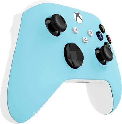 Custom Controllerzz Wireless Controller for Microsoft Xbox Series X/S & Xbox One - Custom Soft Touch Feel - Custom Xbox Series X/S Controller (X/S Baby Blue) - color: X/S Baby Blue