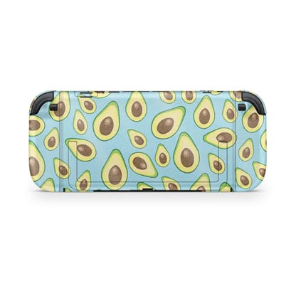 Glossy Glitter Gaming Skin Compatible with Nintendo Switch 2 Console Only - Blue Avocados - Premium 3M Vinyl Protective Wrap Decal Cover - Easy to Apply | Crafted in The USA by MightySkins - color: Blue Avocados, size: Switch 2 Console Skin Only, style: G