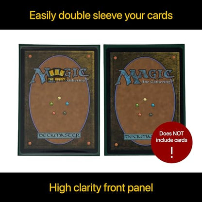 Battle Sleeves! Semi Matte for Standard Sized Trading Cards | Super Easy to Shuffle! | 200 Count | Green - color: Green
