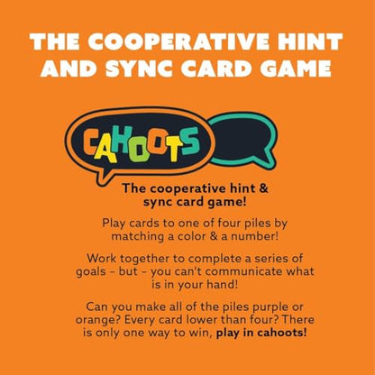 Gamewright - Party to Go - Cahoots 협동 힌트 앤 싱크 카드 게임