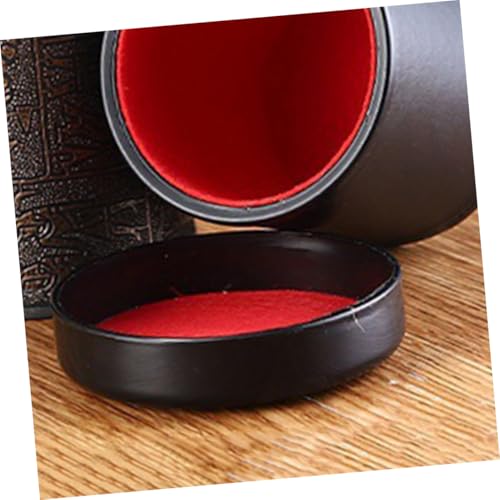 Totority 5pcs Dice Cup Lid Replacement Plush Leather Accessory Noise Reduction Fit for Dice Cup Bottom Stand