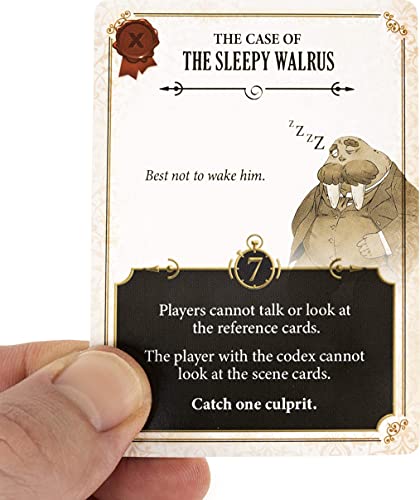 5-Minute Mystery Cooperative Detective Board Game, Ages 8+, 1-6 Players