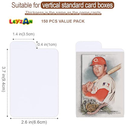 Trading Card Dividers, 150PCS Paper Divider Cards for Storage Boxes, Baseball/MTG/TCG/Sports/Game Cards Organizer, Standard Card-Vertical