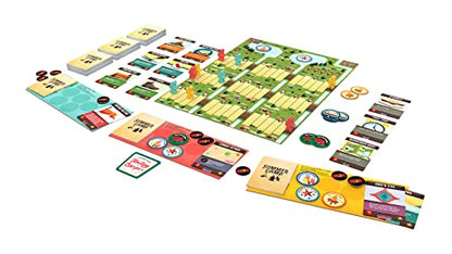 Buffalo Games Summer Camp Card Game, Outdoor Games, Family Play, Ages 10+ | 196 Cards, Family Game Night, Travel Game Set, 34 Merit Badges, 30-45 Min, 2-4 Players, Outdoor Activities for Kids