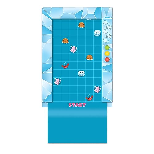 Peaceable Kingdom Narwhal Waterfall Cooperative Game – Fun Games for Kids Ages 6 and Up - Fast-Paced Kid Board Games – Includes Moving Gameboard for Extra Excitement
