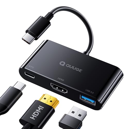 Switch Dock Docking Station for Nintendo: Portable Switch TV Dock Adapter Compatible with Nintendo Switch/OLED/Steam Deck/Laptop, USB C to HDMI Adapter with 4K, PD 100W Charging, USB 3.0 Port - style: QC301【1 × HDMI + 1 × USB-A + PD 100W】