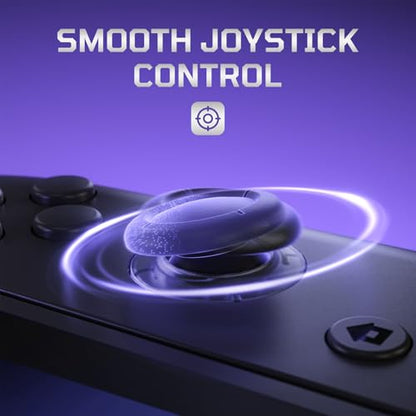 eXtremeRate Replacement 3D Joystick for Nintendo Switch 2 JoyCon, Controller Left Right Analog Stick Thumbsticks with Repair Tools for JoyCon 2, Multi-Colors Options - Clear Slate Black - color: Clear Slate Black