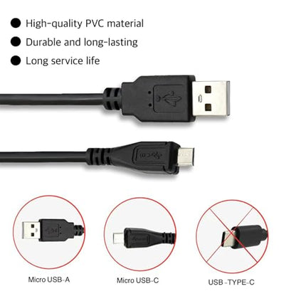 Replacement Micro-USB Fast Charging Cable Compatible with Afterglow Nintendo Switch Wireless Deluxe Controller 500-137,BEBONCOOL B07ST1ZCL1(5FT)