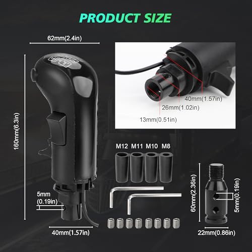 CNSPEED USB Truck Simulator Shifter, Gearshift Knob for ATS & ETS2 Games, PC Sim Racing Shifter Compatible with Logitech G29 G25 G27 G920 Thrustmaster TH8A and Fanatec SQ