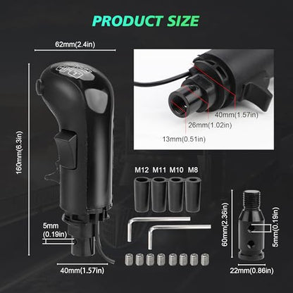 CNSPEED USB Truck Simulator Shifter, Gearshift Knob for ATS & ETS2 Games, PC Sim Racing Shifter Compatible with Logitech G29 G25 G27 G920 Thrustmaster TH8A and Fanatec SQ