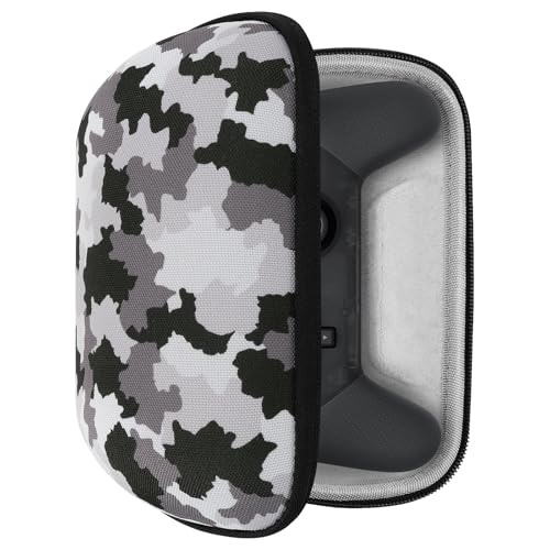 GEEKRIA Controller Travel Case Compatible with Nintendo Switch Pro Controller, Hard Shell Carrying Bag, Protective Storage with Internal Mesh Pocket for Charging Cable (Camouflage) - color: Camouflage