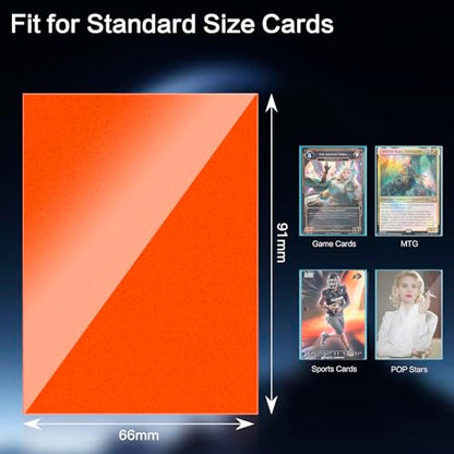 1000 Count Card Sleeves, MTG Card Sleeves for Standard Cards, 10 Colors Trading Cards Sleeves Fit for TCG, Baseball, Football Card, Sports Cards, Game Cardsnts Card Sleeves (1000)