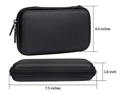 Aprince Digital Gadget Case Waterproof Memory Card Case,Designed for External Hard Drive,USB Flash Drives,Power Banks - Best for Traveling - color: Black
