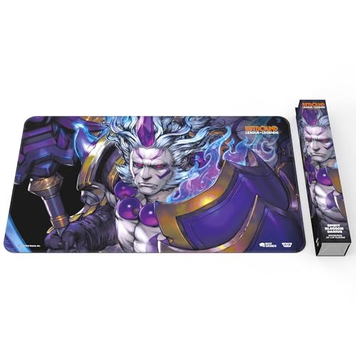 Riftbound: League of Legends - Playmat: Darius -TCG Spiritforged Spirit Blossom, 24x14, Neoprene, Character Art, Tabletop Trading Card Game Accessory - style: Darius