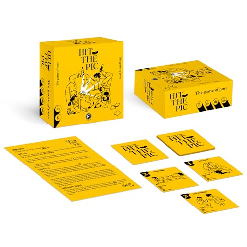 Hit The Pic Party Game - Match The Pose in Fast-Paced Team Play Using Improv and Movement, Perfect for Groups and Family Game Nights - Ages 12+, 2+ Players, 30 Minute Playtime, Made by Fitz