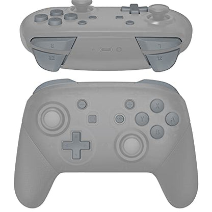 eXtremeRate New Hope Gray Repair ABXY D-pad ZR ZL L R Keys for Nintendo Switch Pro Controller, DIY Replacement Full Set Buttons with Tools for Nintendo Switch Pro Controller - Controller NOT Included - color: New Hope Gray