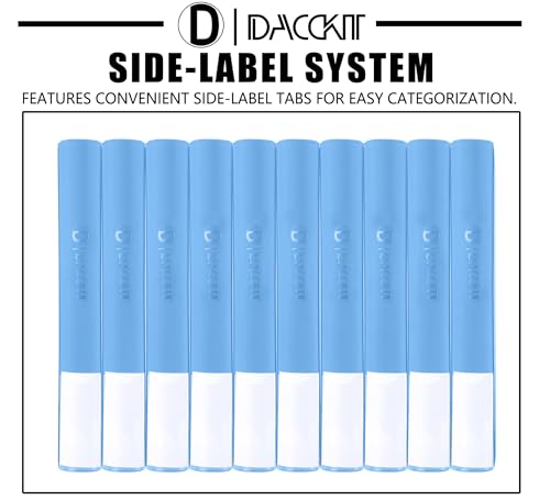 D DACCKIT Card Binder 16 Pocket - Fits 1024 Cards，4X4 Ringless Card Album with Sleeves for Trading Cards & Sports Cards（Model A，Sky Blue） - color: Sky Blue