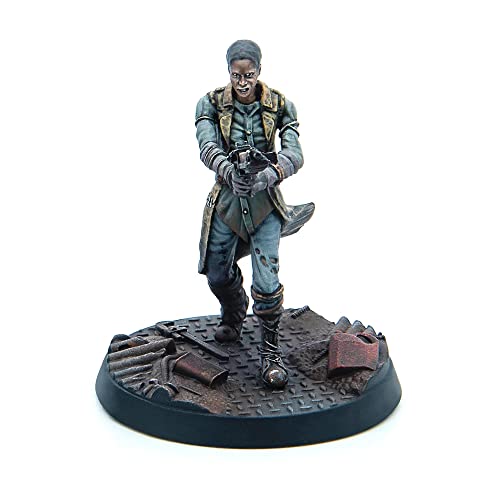 Modiphius Entertainment Fallout Wasteland Warfare: Raiders - The Forged - 6 Unpainted Resin Miniatures, Includes Scenic Bases, 32MM Scale Figures, Tabletop Roleplaying Game Minifigures - style: Forged