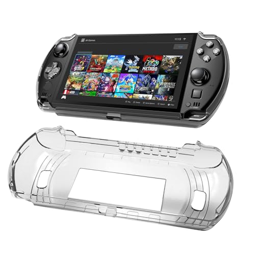 Protective Cover Case for GPD Win 4 Handheld Gaming PC, TPU Skin Sleeve Anti-Drop Shockproof Shell Case for Win 4 Game Console Accessories (Transparent) - color: Transparent