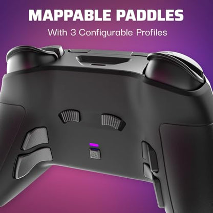 PDP Victrix Pro BFG Wireless Gaming Controller for Xbox Series X|S, Xbox One, Windows 10/11, Modular Gamepad, Dolby Atmos Audio, Remappable Buttons, Customizable Triggers/Paddles/D-Pad, PC App, Black - color: Black