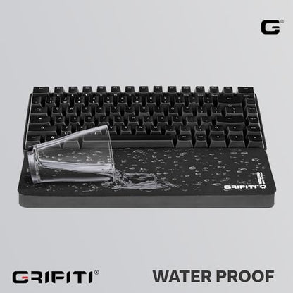 Grifiti Fat Wrist Pad 12" x 4” x 0.75" Inch Keyboard Rest Thick Small Ergonomic Computer Keyboards Hand & Palm Wrists Rests Support Carpal Tunnel Resting Pads Gaming Accessories (Wide 12 x 4 x 0.75) - size: Wide 12 x 4 x .75