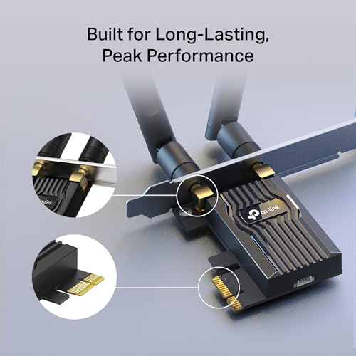TP-Link AC1200 PCIe WiFi Card for Desktop PC (Archer T5E) - Bluetooth 5.0, Dual Band Wireless Network Card (2.4Ghz and 5Ghz) for Gaming and Streaming, 2 High Gain Antennas, Supports Windows 10/11 - style: AC1200, WiFi 5