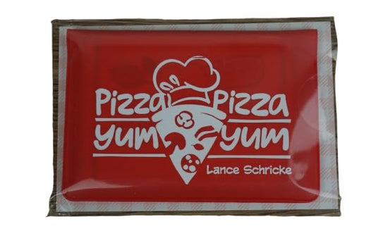 Pizza Pizza Yum Yum Button Shy Wallet Game