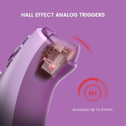 GameSir G7 SE Wired Controller for Xbox Series X|S, Xbox One & Windows 10/11, Plug and Play Gaming Gamepad with Hall Effect Joysticks/Hall Trigger, 3.5mm Audio Jack (Purple) - color: Purple