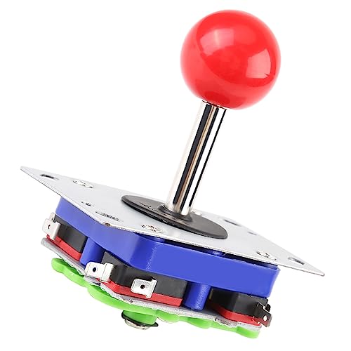 Joystick - 2/4/8 Way Classic Game Joystick with Adjustable Ball and Long Handle for Competition Style Gaming