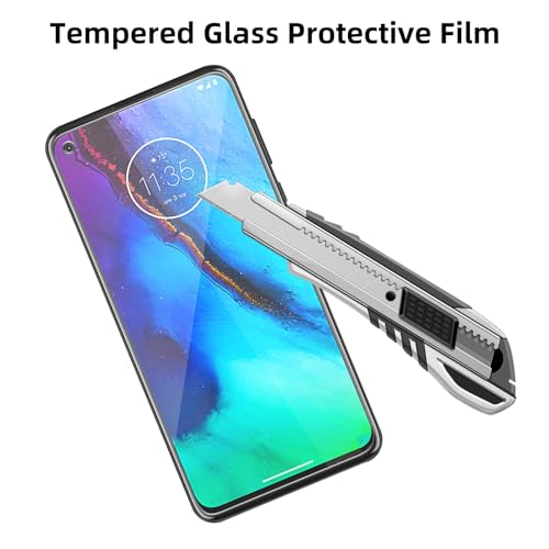 4 Pack Glass Screen Protector Compatible for Motorola Moto G Stylus (2020) / XT2043 [9H Hardness]-HD Screen Tempered Glass, Scratch Resistant,Easy Install [Case Friendly] - size: Moto G Stylus (2020)