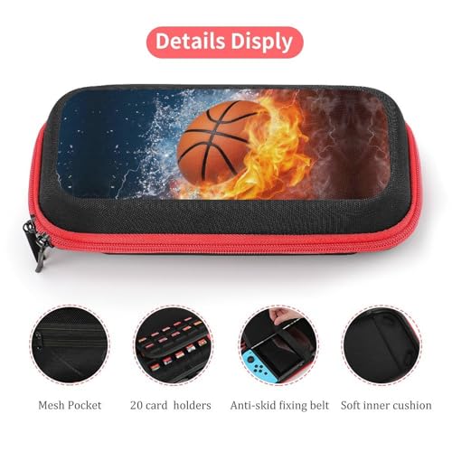 AoHanan Switch Carrying Case - American Football Game Console & Accessories Protection Storage Case with 20 Games Cartridges - color: American Football
