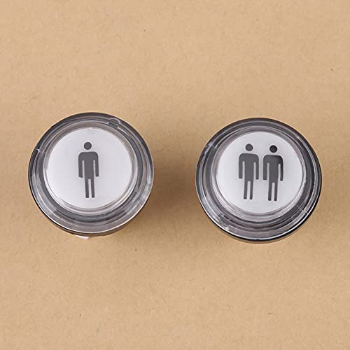 4 x LED Start Push Button Kit, Part 1 Player + 2 Player + LED Buttons DIY Push Buttons Player Single Double for Machine Games, coinn Buttons Compatible Arcades Video Games
