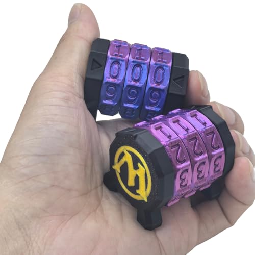 2 Pack Life Counter - HP Tracker with Tracking Card Slot MTG Tabletop RPG Dungeons and Dragons(2 Pack Black Purple) - color: Black+purple