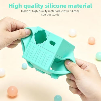 Silicone Protective Case for Nex Playground Console, Anti-Scratch Machine Cover with Precision Lens Cutout, Shockproof Sleeve for Active Home Gaming, Teal (1 Pack, Console Not Included)