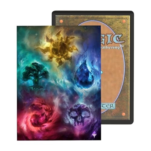 MTG Card Sleeves 100CT,Standard Size Sturdy MTG Sleeves Matte Back Finish for Baseball,Trading Cards (Color Printing) - color: Color Printing