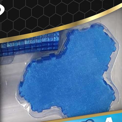 Renegade Game Studios Heroscape Waters of Valhalla - 40 Water Hexes Set | Compatible with Heroscape Battle Boxes; Features Sparkly Blue Water Tiles, Healing Wellsprings & Modular Hex Locking